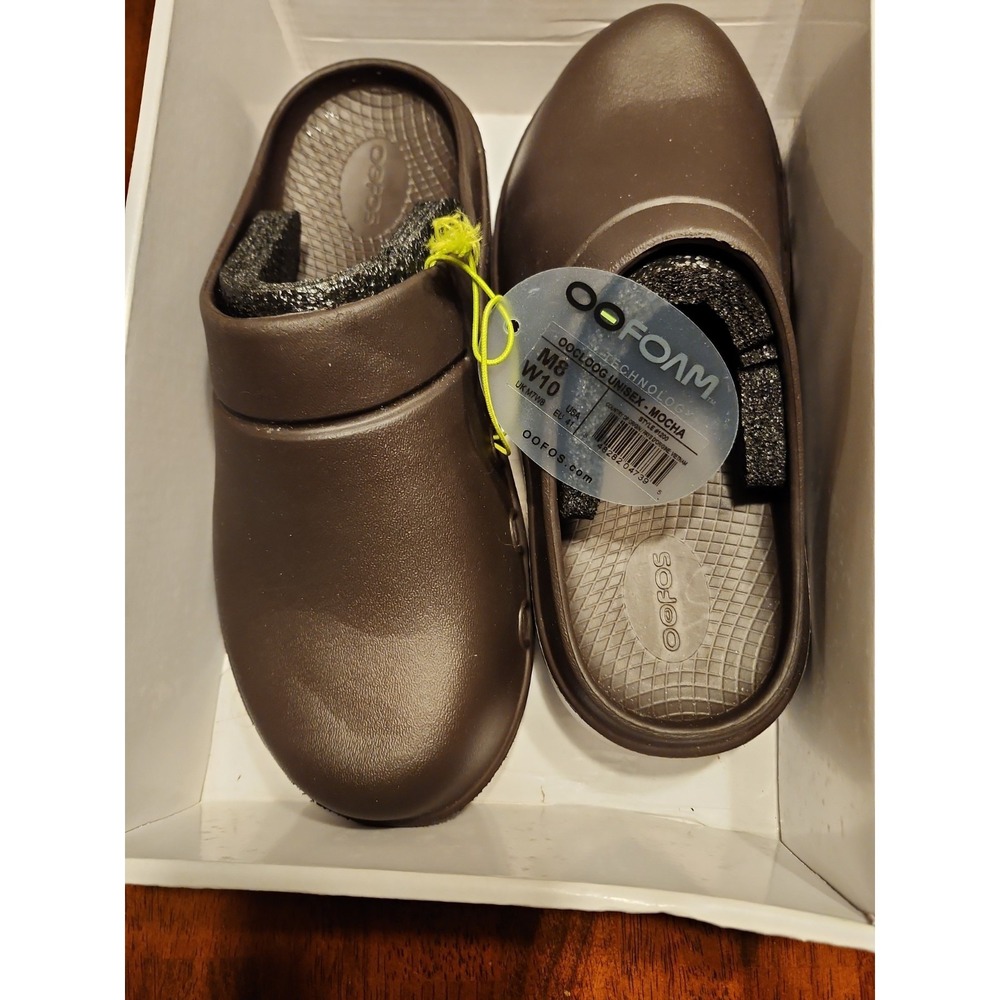 OOFOS OOCLOOG Unisex Recover Clog MOCHA. New In Box. Mens 8, Womens 10 - Picture 6 of 8